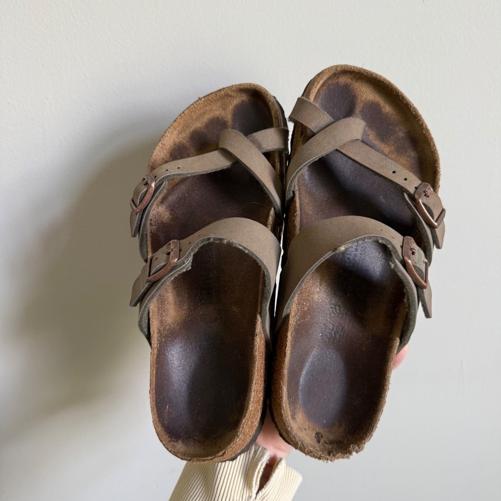 Birkenstock Mayari Birko-Flor Sandals Mocha Brown Women EU 36 US 5-5.5 - Picture 7 of 8
